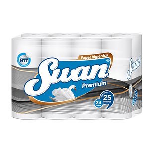 Papel Higiénico Swan Premium 25 Metros ( 3 x 24 Rollos )