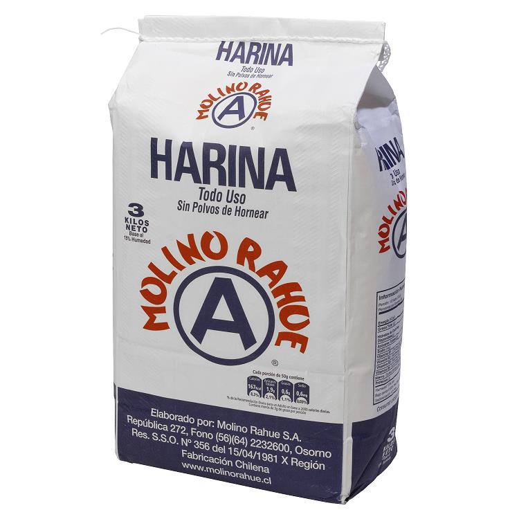 Harina Rahue Bolsa Papel ( 3 KG )