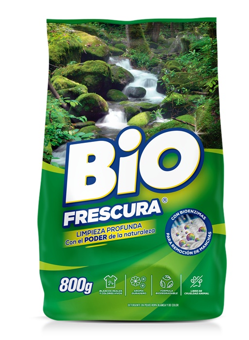 Detergente en Polvo Biofrescura Bosque Nativo ( 3 x 800 G )