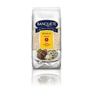 Arroz Grado 1 Premium Banquete ( 5 x 1 KG )