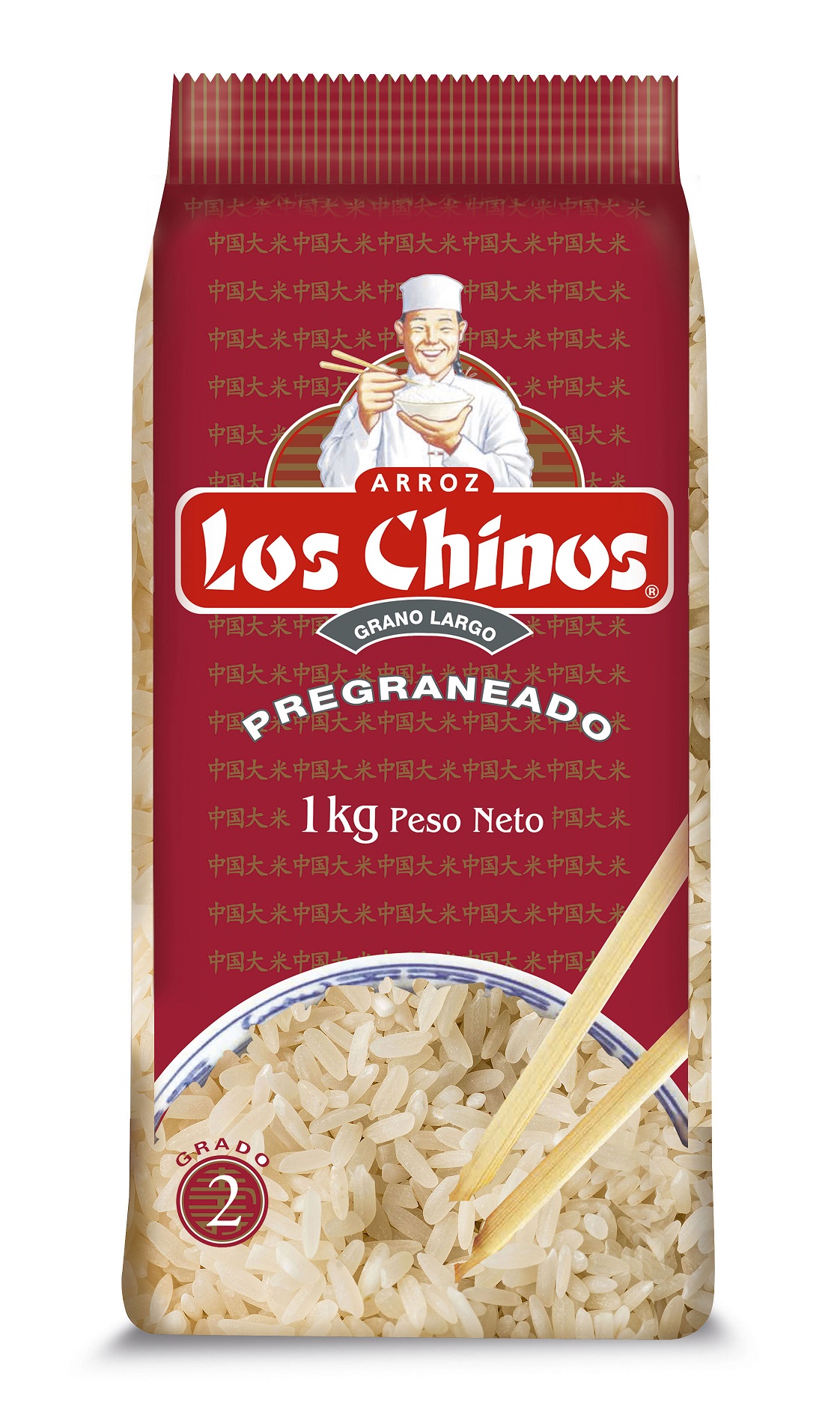 Arroz Pregraneado Grado 2 Los Chinos ( 5 x 1 KG )