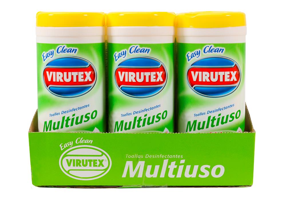 Toallitas Desinfectantes Multiuso Virutex ( 3 x 35 UD )