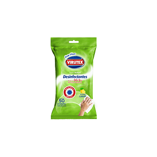 Toallitas Desinfectantes Multiuso Virutex ( 2 x 50 UD )