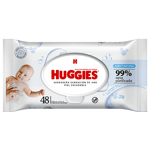 Toallitas Húmedas Huggies Puro y Natural ( 3 x 48 UD )