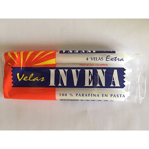 Velas Invena Extra Grande ( 3 x 4 UD )