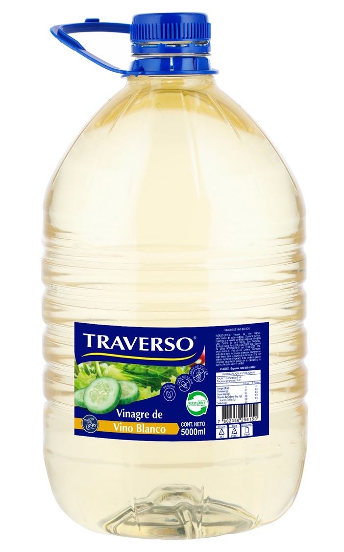 Vinagre Blanco Traverso ( 5 LT )