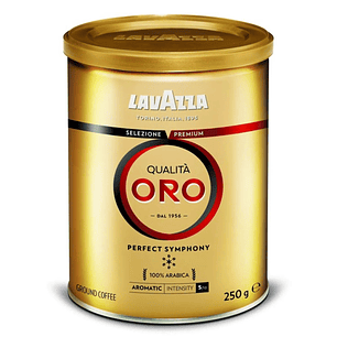 Café de Grano Molido Lavazza Qualita Oro Tarro ( 250 G )