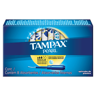 Tampones Tampax Pearl Regular con Aplicador ( 4 x 8 UD )