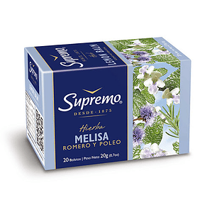 Infusión de Melisa Supremo ( 4 x 20 Bolsitas )
