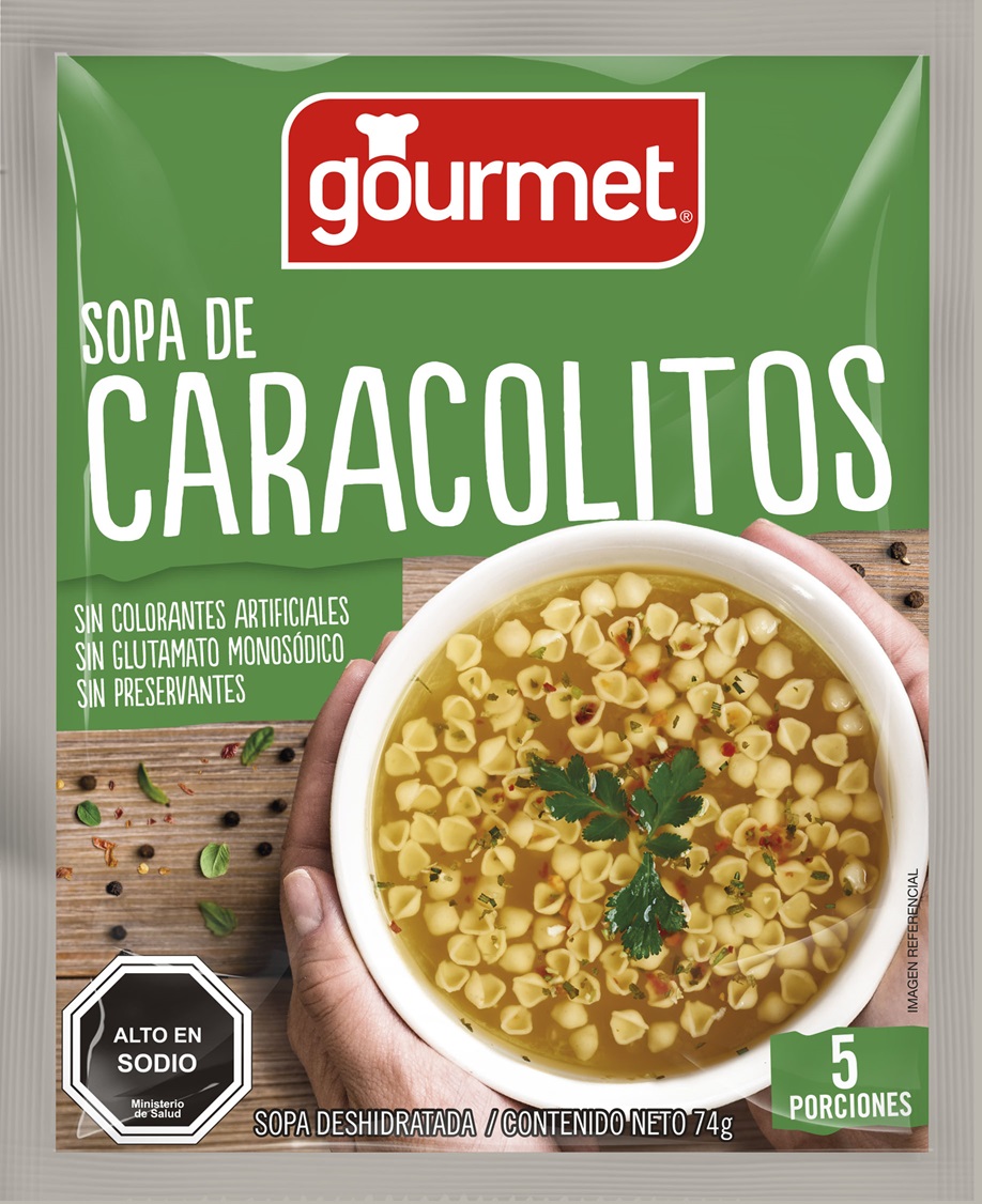 Sopa Caracolitos Gourmet ( 3 UD )