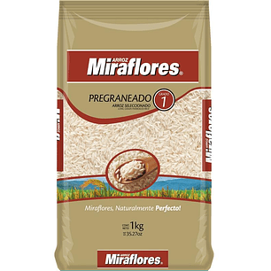 Arroz Grado 1 Pregraneado Miraflores ( 5 x 1 KG )