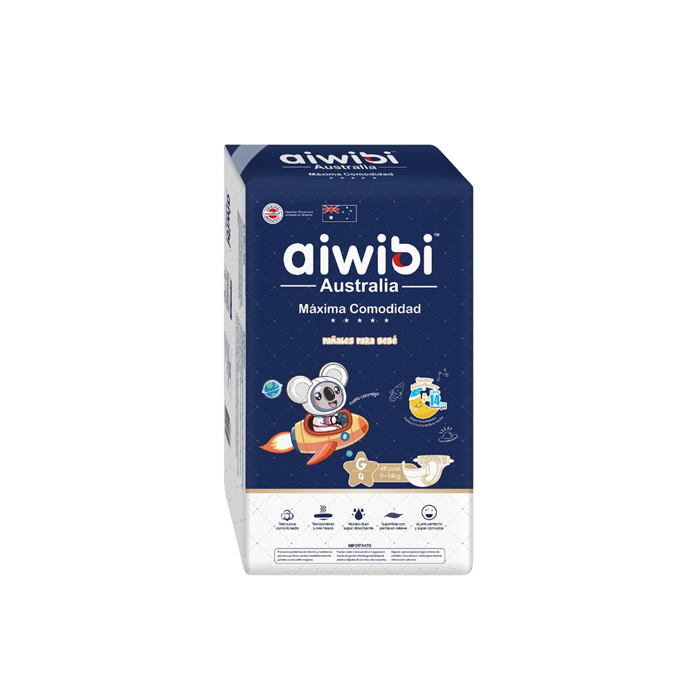 Pañal Aiwibi Máxima Comodidad G ( 48 Pañales )