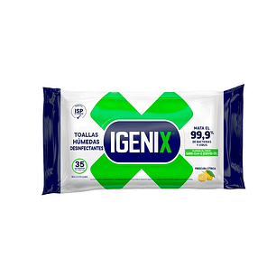 Toallitas Húmedas Desinfectantes Igenix ( 3 x 35 UD )