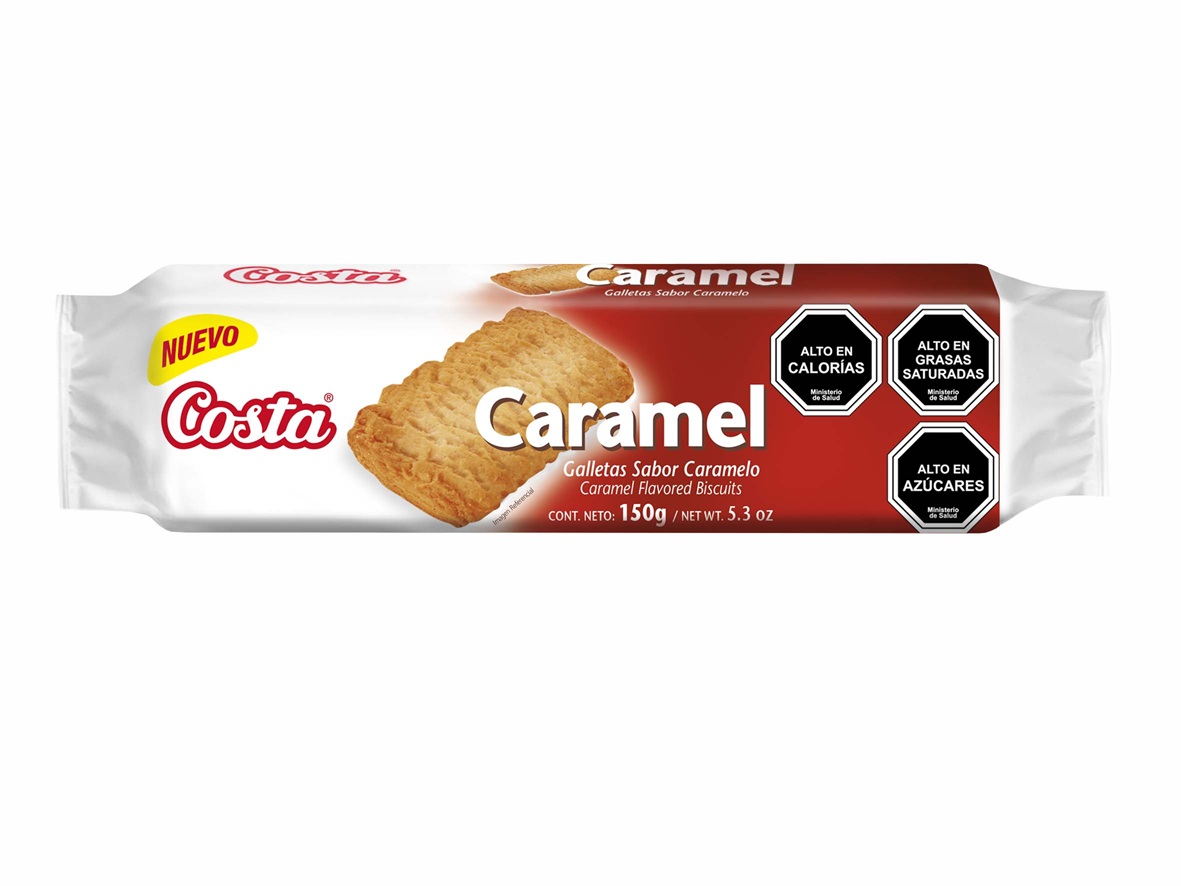 Galleta Caramel Costa ( 4 x 150 G )