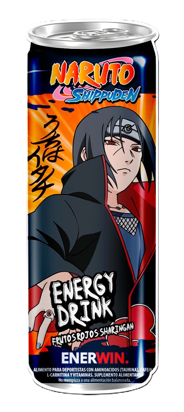 Bebida Energética Enerwin Naruto Frutos Rojos ( 2 x 473 ML )