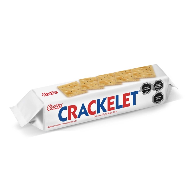 Galleta Crackelet Clásica Costa ( 5 x 85 G )