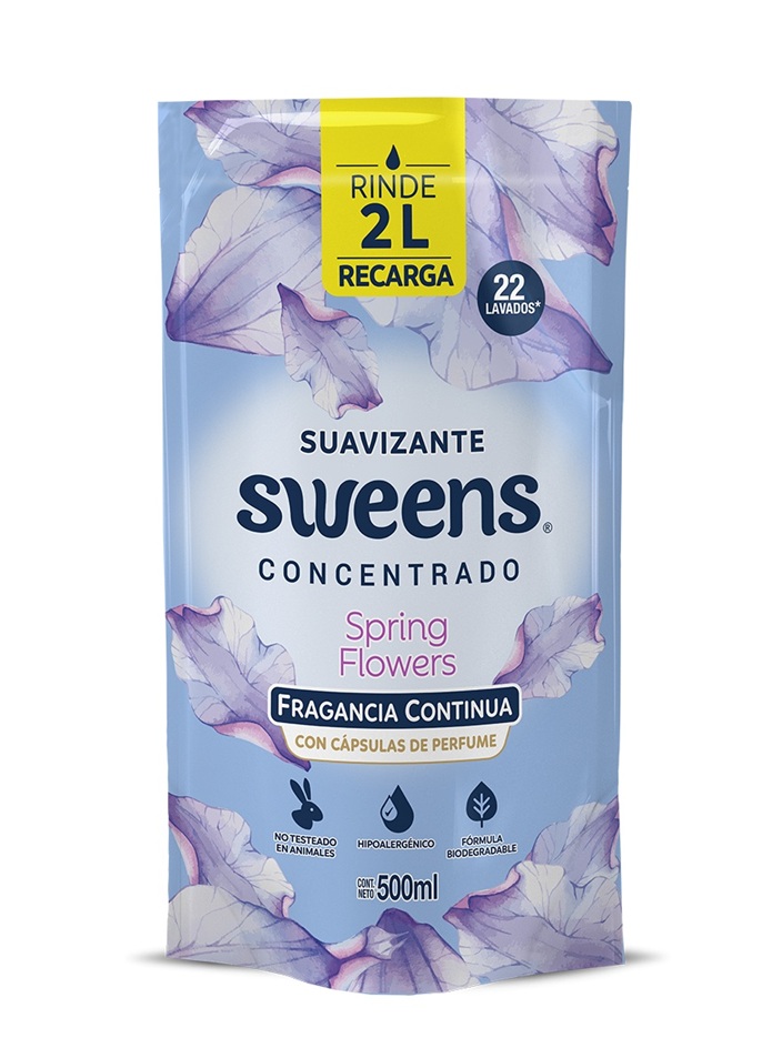 Suavizante Spring Flowers Sweens Doypack ( 3 x 500 ML )