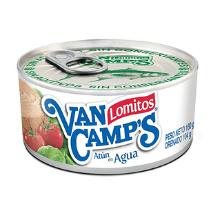 Atún Lomitos Van Camps Agua ( 3 x 160G )