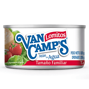 Atún Lomitos Van Camps Agua ( 3 x 320G )
