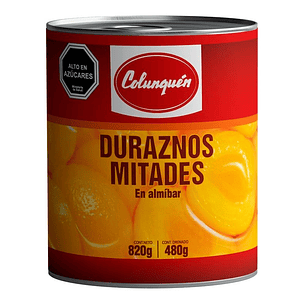 Duraznos Mitades Colunquén ( 3 x 820 G )