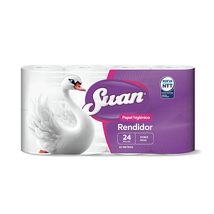 Papel Higiénico Swan Rendidor 20 Metros ( 3 x 24 Rollos )