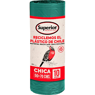 Bolsas de Basura Superior Rollo 50x70cm ( 1 Rollo )