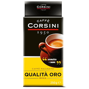 Café de Grano Molido Corsini Qualita Oro ( 250 G )