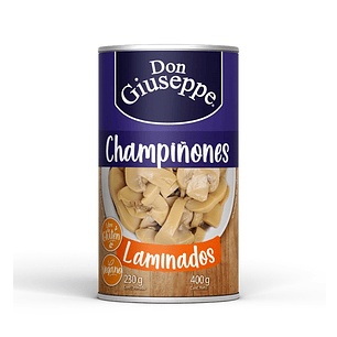 Champiñones Laminados Don Giuseppe ( 3 x 400 G )