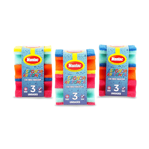 Esponja Anatómica Manlac Colores ( 5 x 3 UD )
