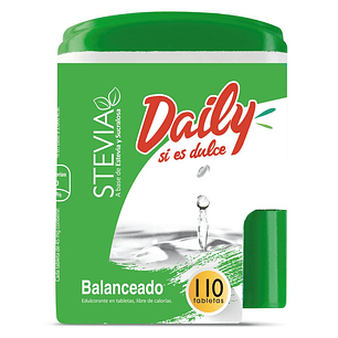 Endulzante Stevia Tabletas Daily ( 110 UD )