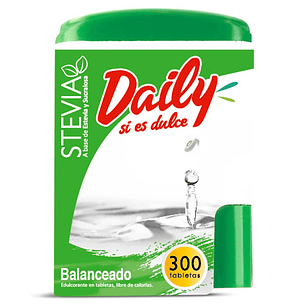 Endulzante Stevia Tabletas Daily ( 300 UD )