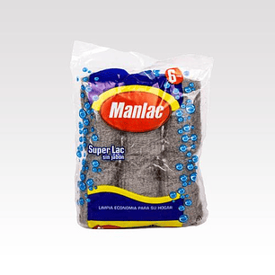 Pads Superlac Sin Jabón Manlac ( 5 x 6 UD )