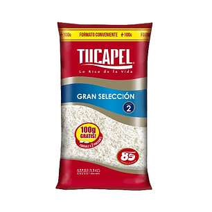 Arroz Grado 2 Gran Selección Tucapel ( 5 x 1.1 KG )