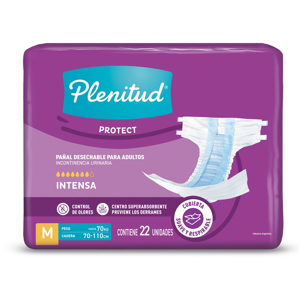 Pañal Adulto Plenitud Protect M ( 22 Pañales )