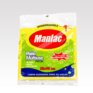 Paño Rick Multiuso Manlac ( 3 x 1 UD )
