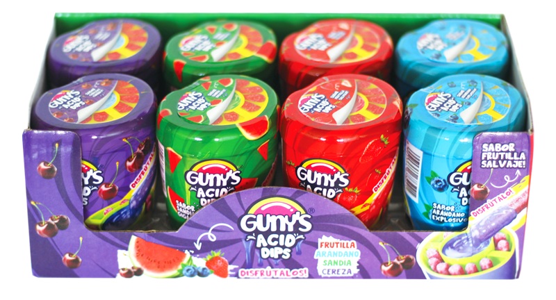 Gunys Acid Dips ( 8 x 96 G )