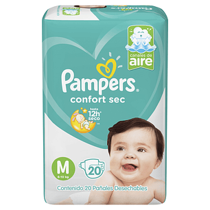 Pañal Pampers Confort Sec M ( 40 Pañales )