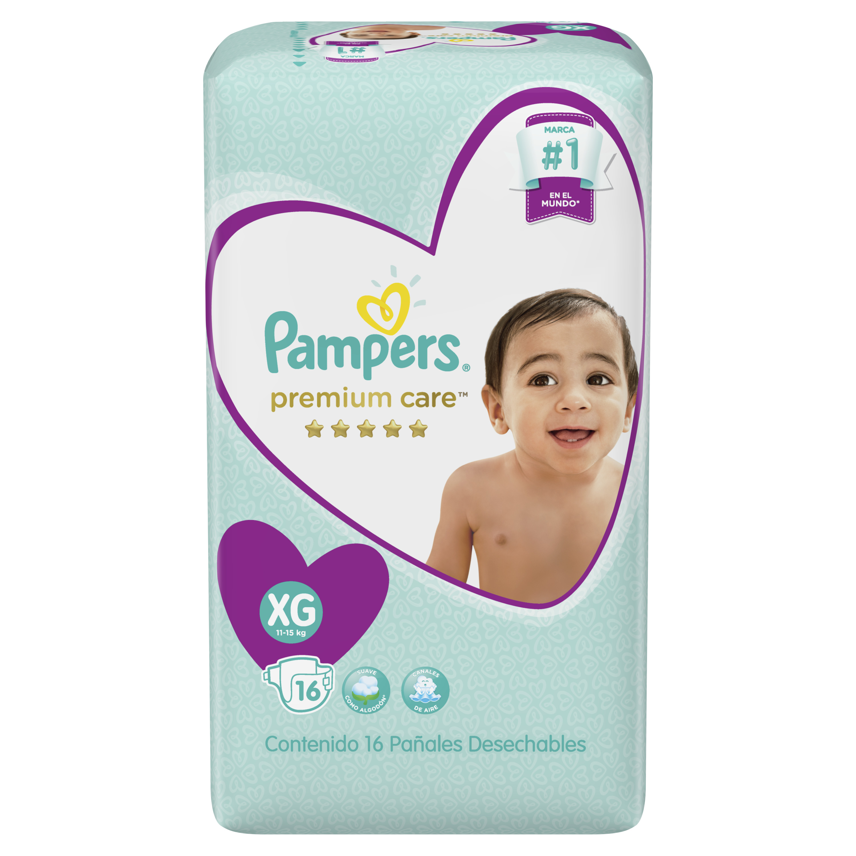 Pañal Pampers Premium Care XG ( 32 Pañales )