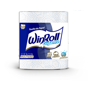 Toalla de Papel Multiuso 2 Hojas Winroll Gigante ( 6 x 100 MT )