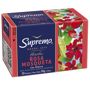 Infusión Rosa Mosqueta Supremo ( 4 x 20 Bolsitas )