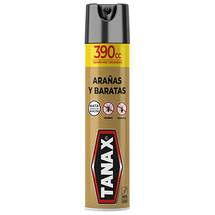 Insecticida Aerosol Tanax Arañas y Baratas ( 3 x 390 ML )