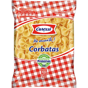 Fideos Corbatas 80 Carozzi ( 5 x 400 G )
