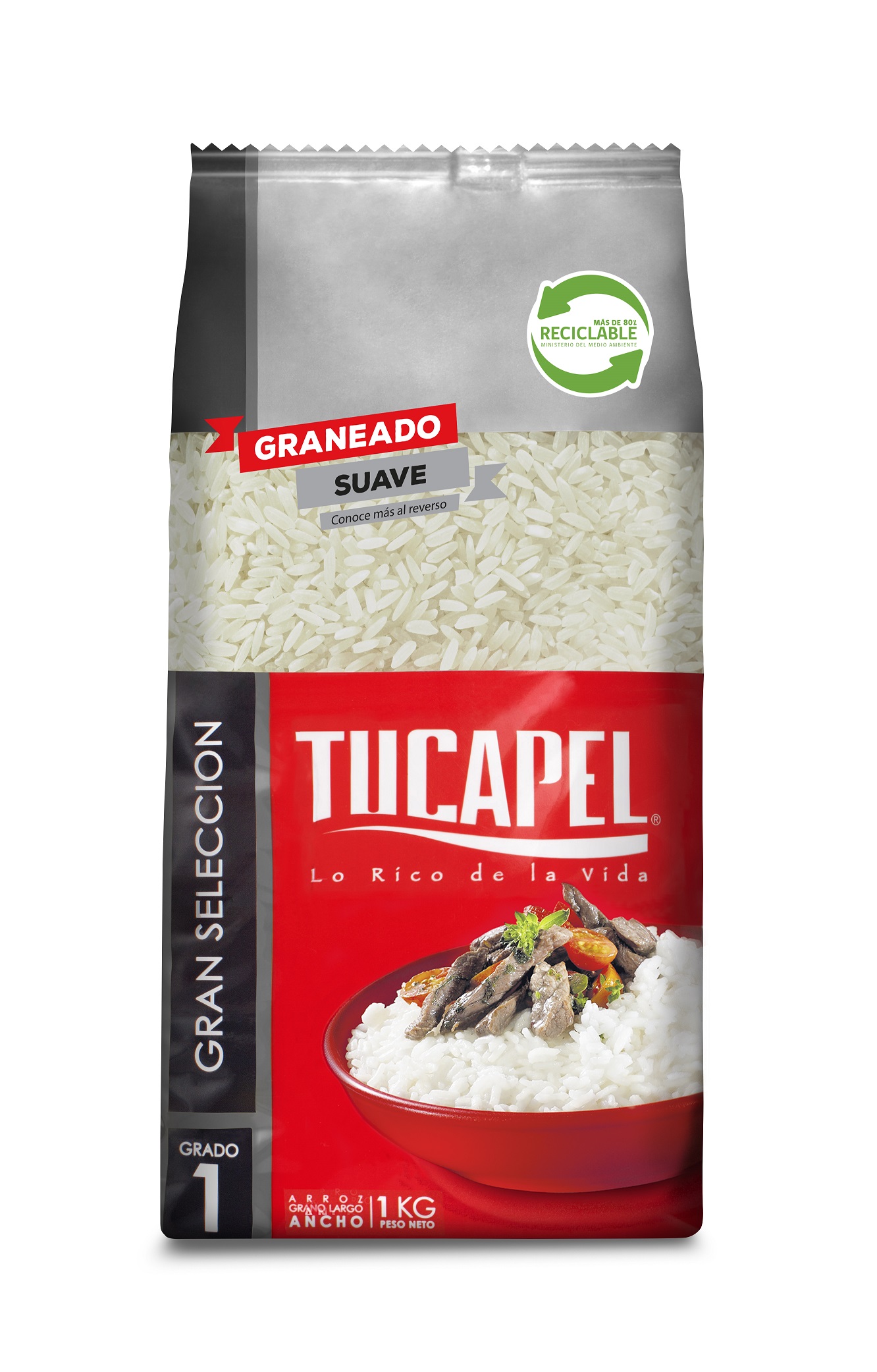 Arroz Grado 1 Gran Selección Tucapel ( 5 x 1 KG ) 1