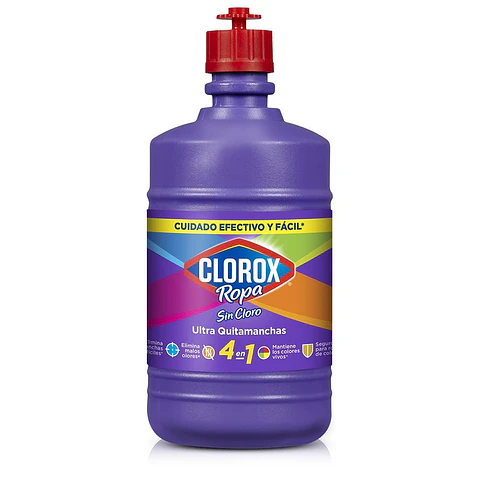 Quitamanchas Ropa Colores Vivos Clorox ( 3 x 370 G )