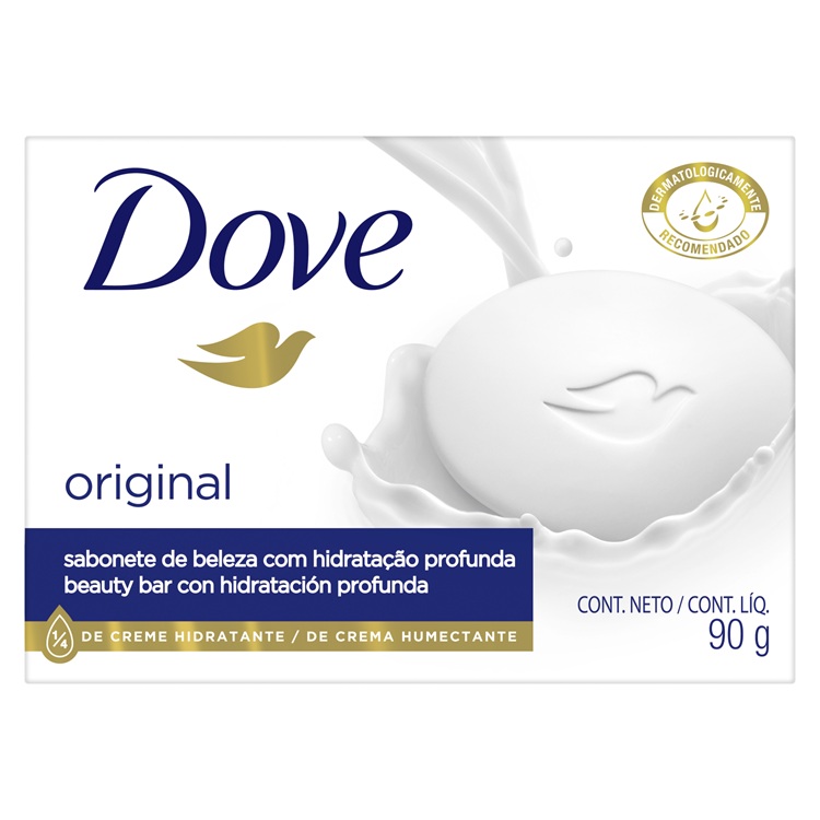 Jabón en Barra Dove Original ( 4 x 90 G )  1