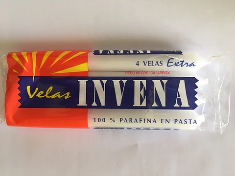 Velas Invena Extra Grande ( 3 x 4 UD )