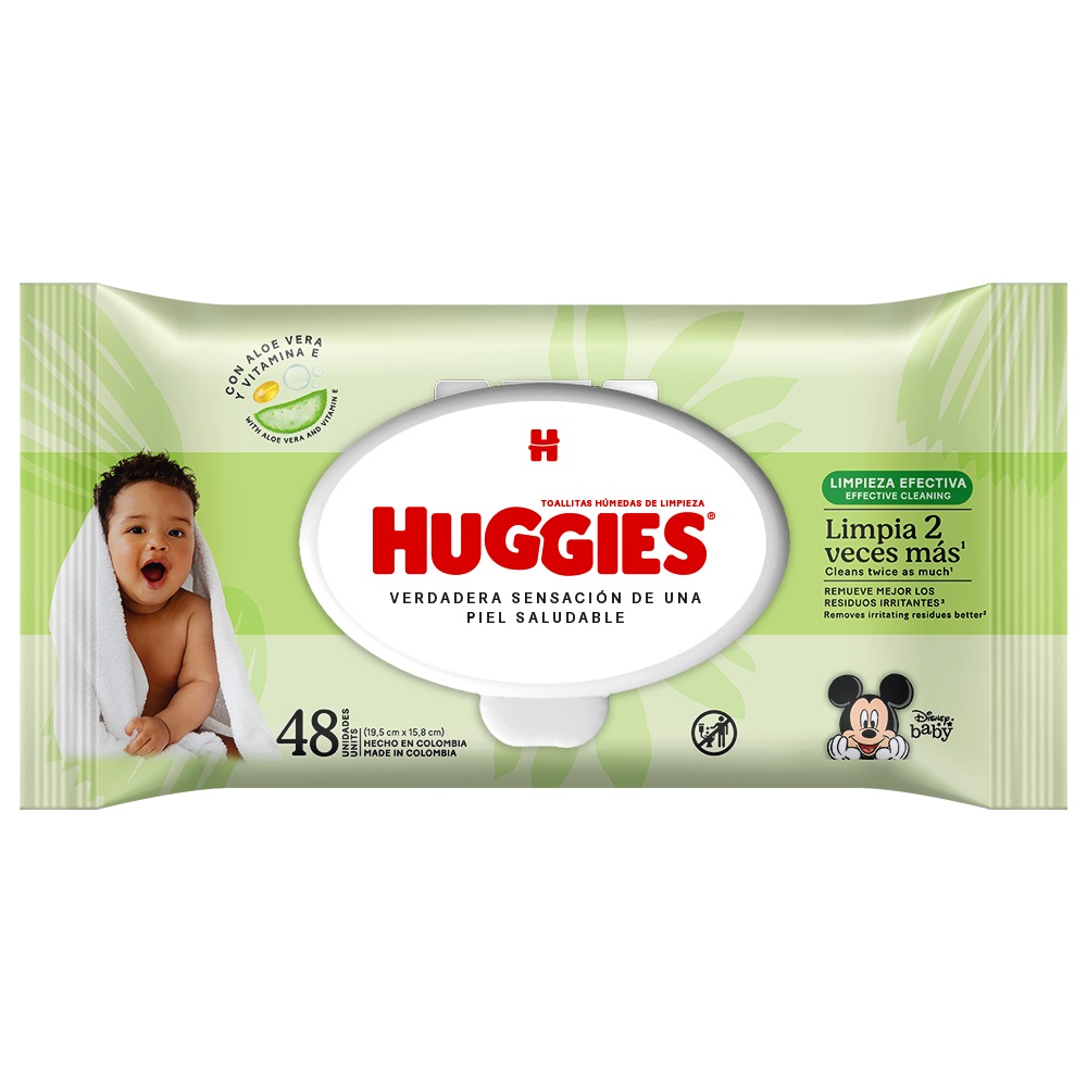Toallitas Húmedas Huggies Limpieza Efectiva ( 3 x 48 UD ) 1