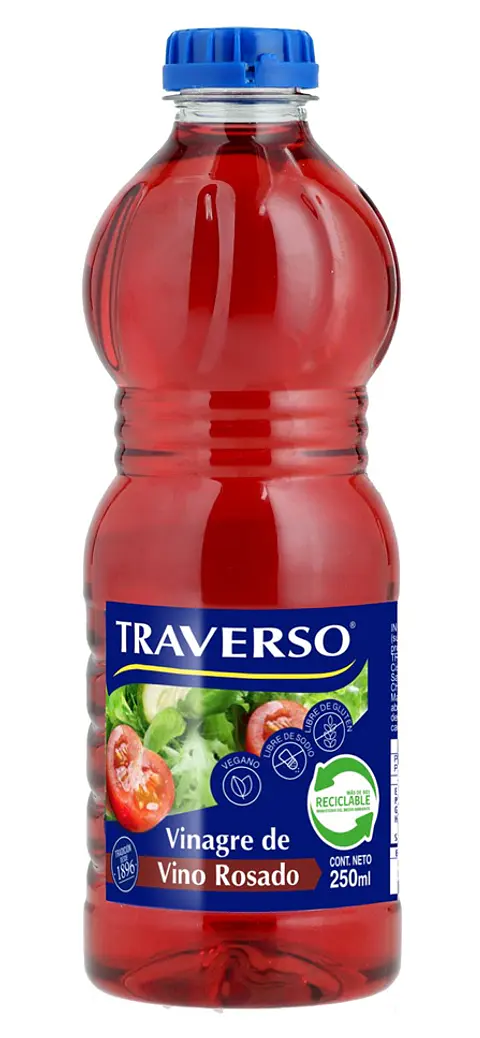 Vinagre Rosado Traverso ( 3 x 250 ML )