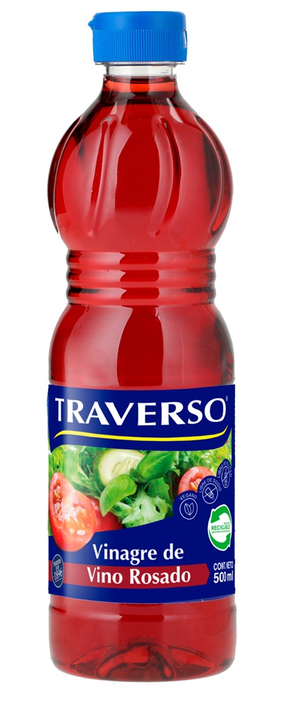 Vinagre Rosado Traverso ( 3 x 500 ML )