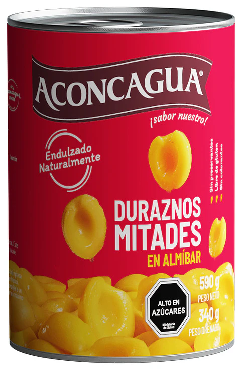 Duraznos Aconcagua Mitades ( 3 x 590 G )